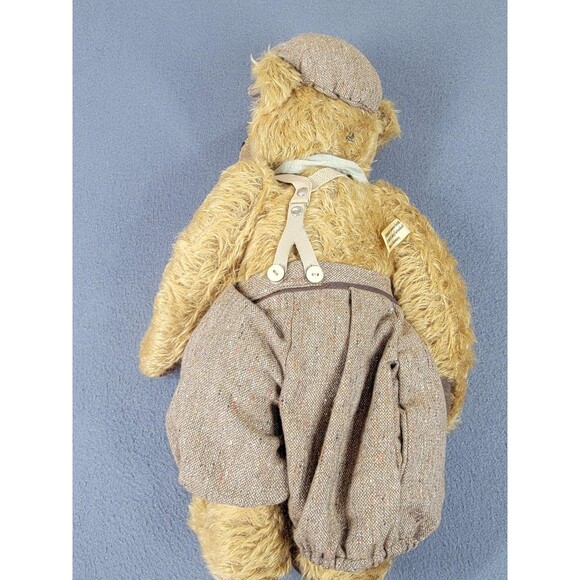 Vintage Hermann Teddy Bear Professor Higgins 174A Mohair Germany Plush 18 Inch - Picture 6 of 11